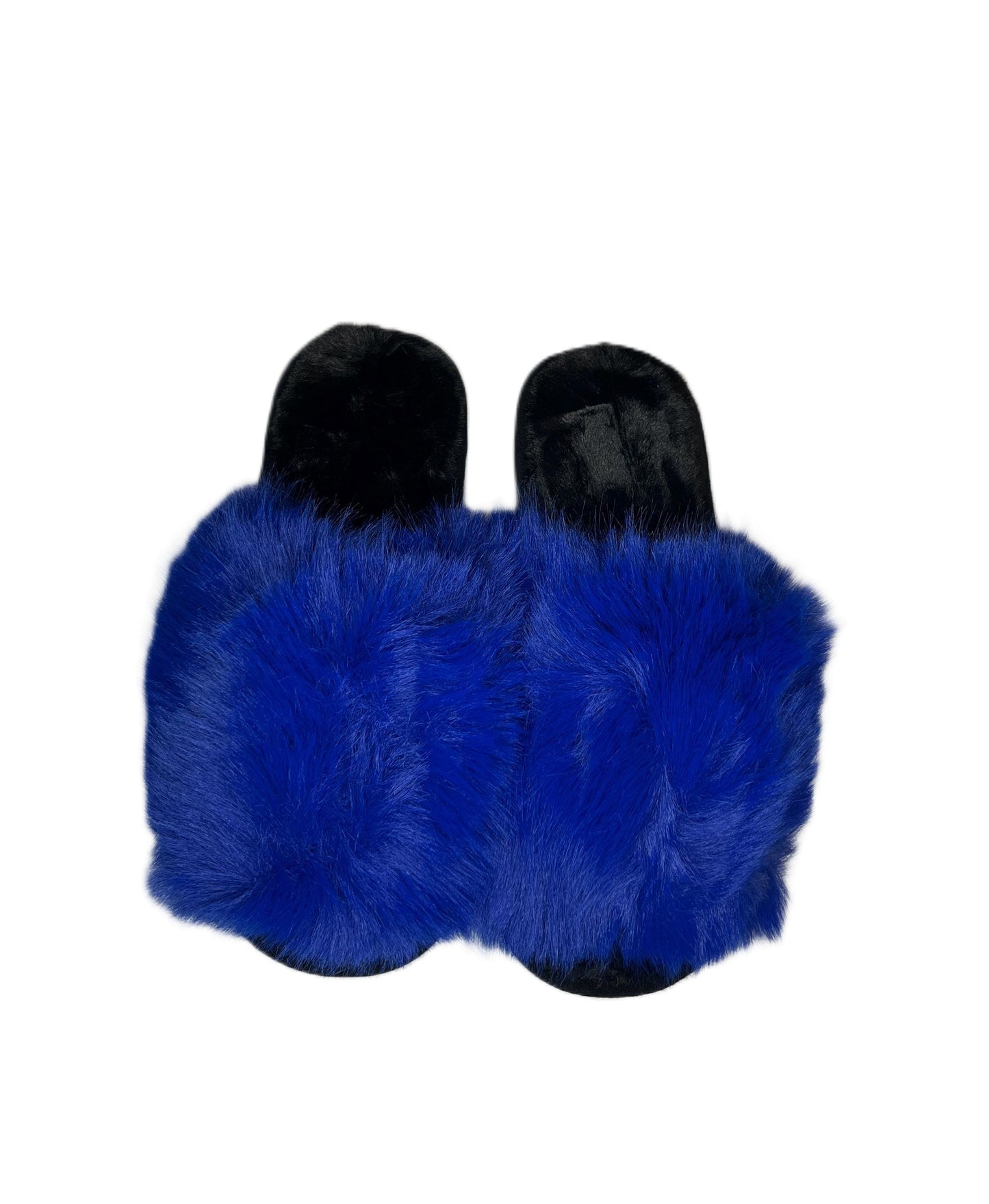 Fur Slides Womens Slip on Sandals