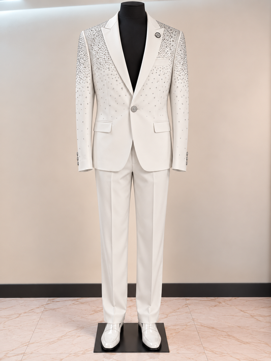 Barabas Crystal Studded Blazer