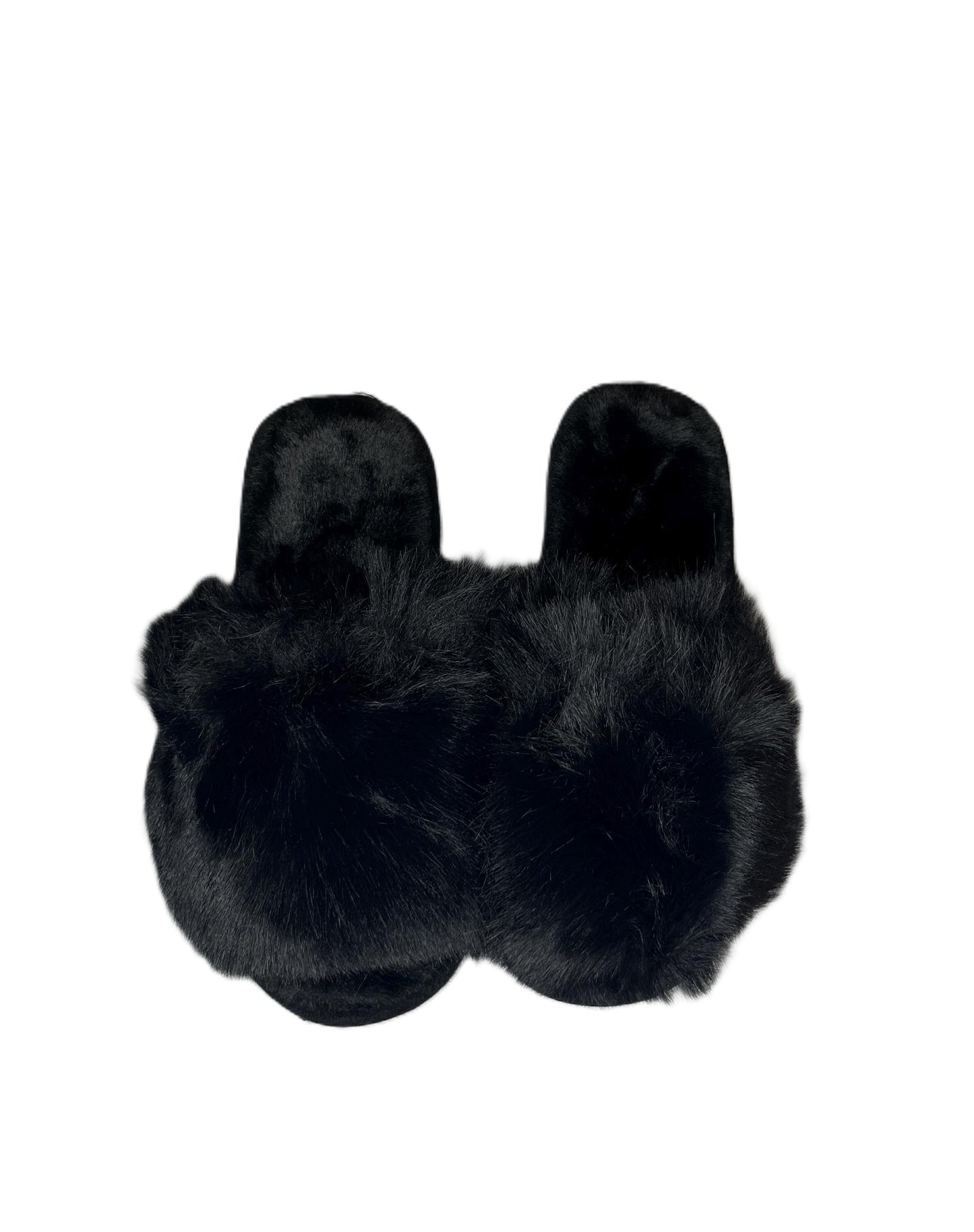 Fur Slides Womens Slip on Sandals