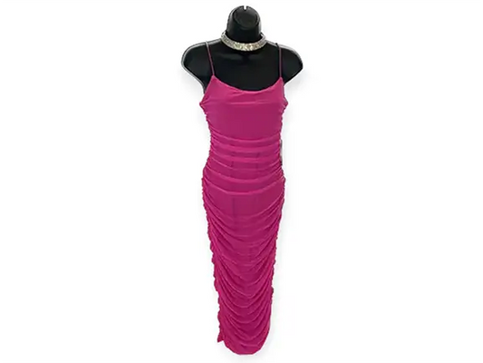 Mesh Side Cinch Dress