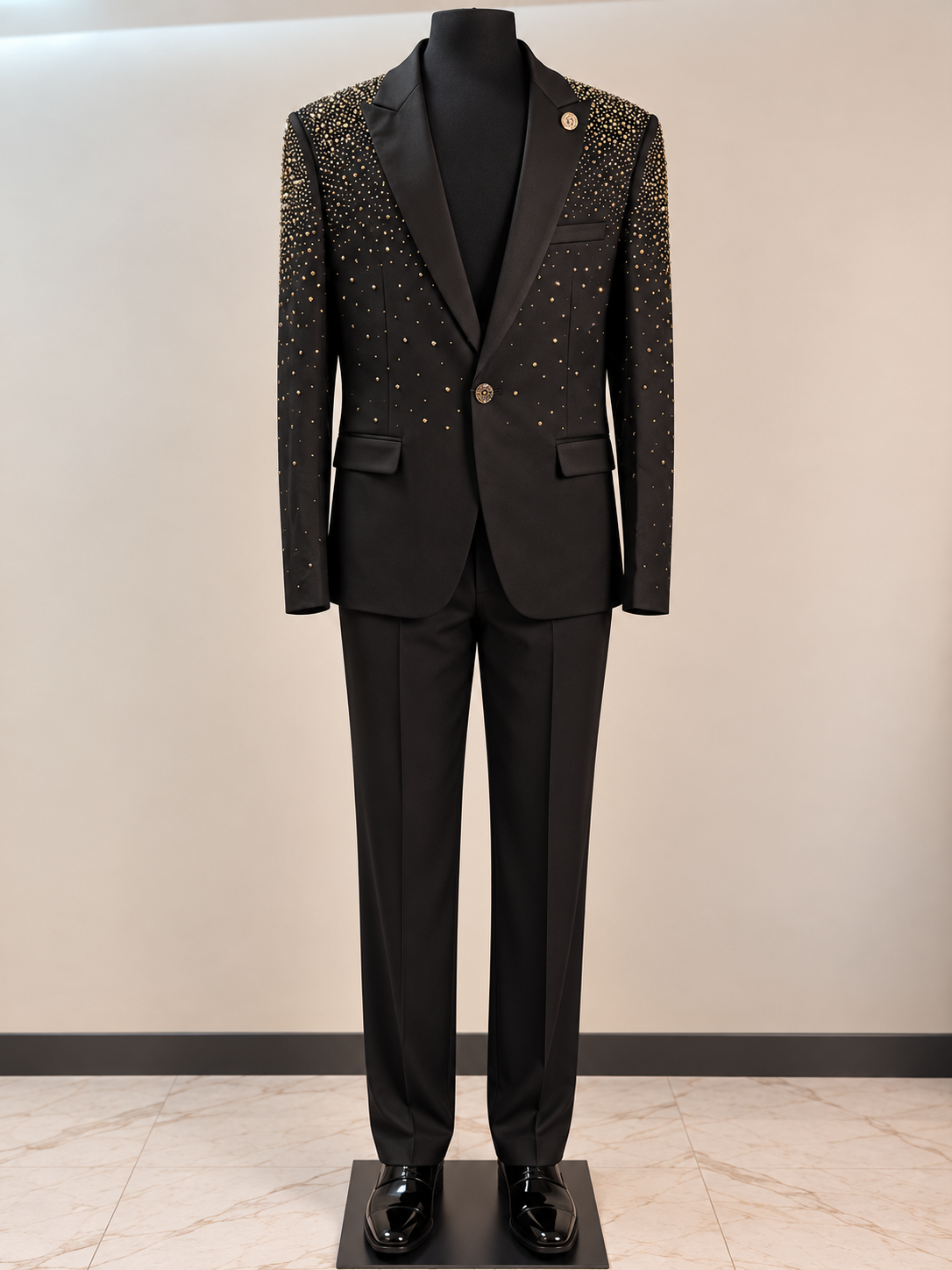 Barabas Crystal Studded Blazer