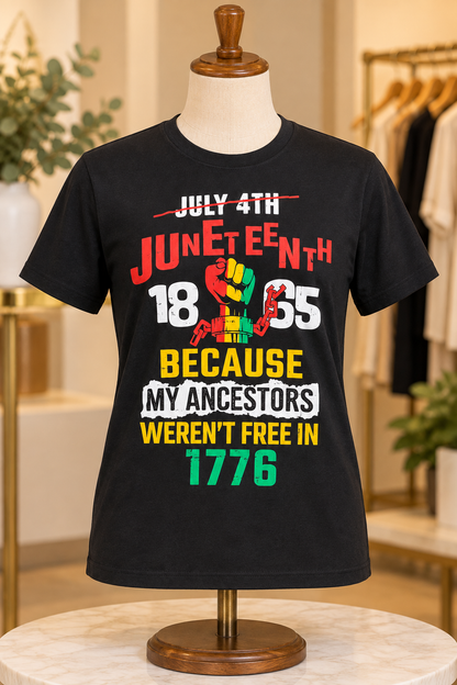 Juneteenth Freedom Graphic T-Shirt