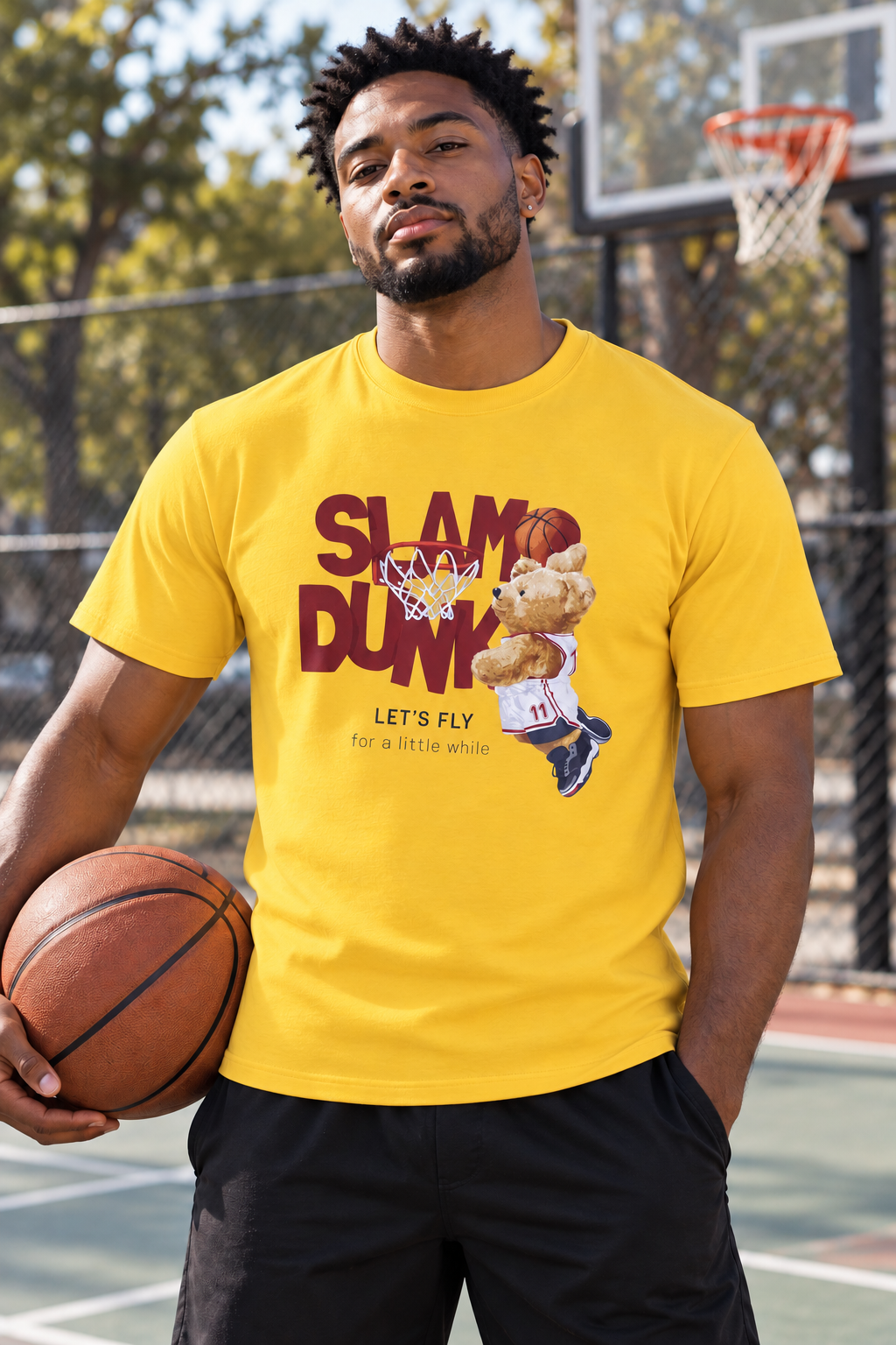 Slam Dunk Basketball T-Shirt