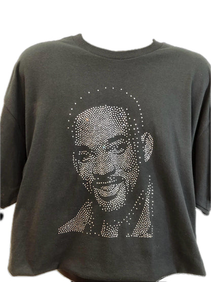 Celebrity Shirts - Celebrity Rhinestone T-Shirt - Will Smith Shirt