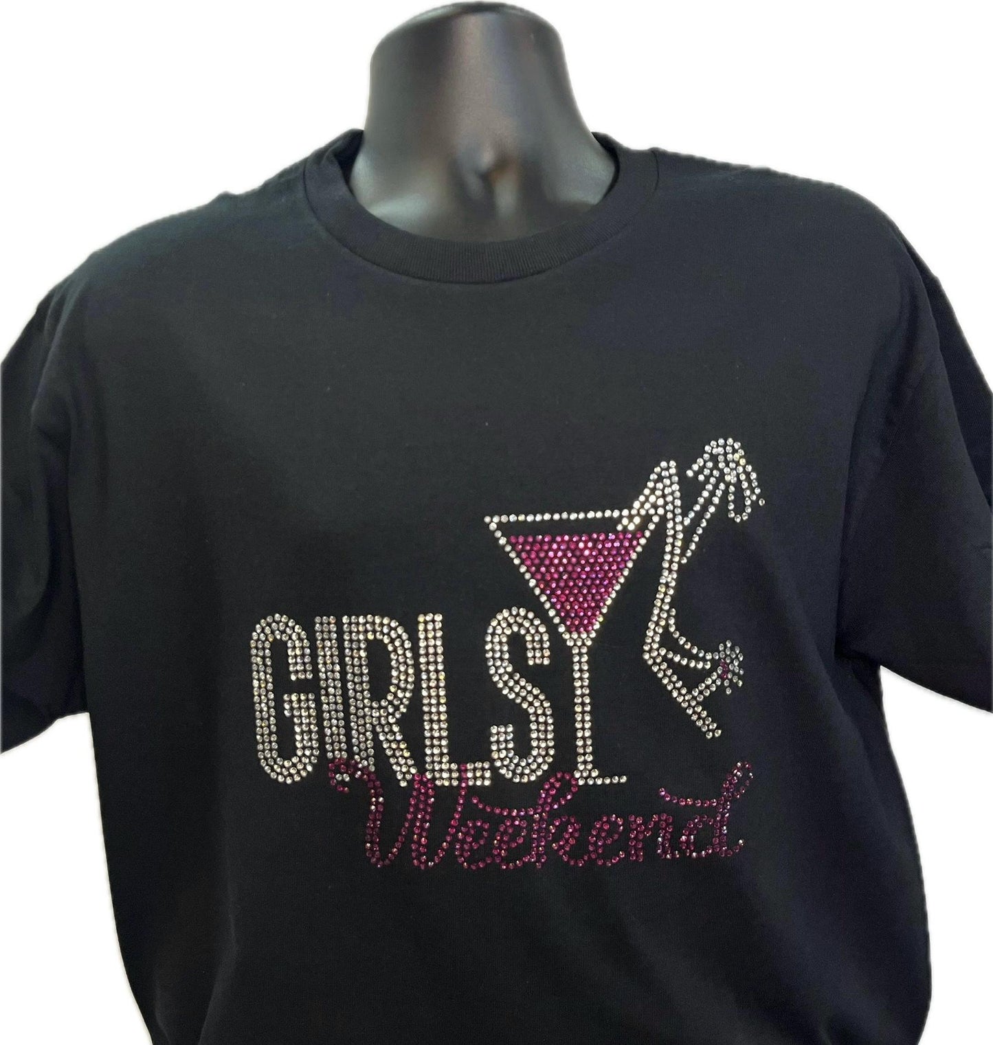 Girls Weekend - Girls Trip Womens Rhinestone Shirt