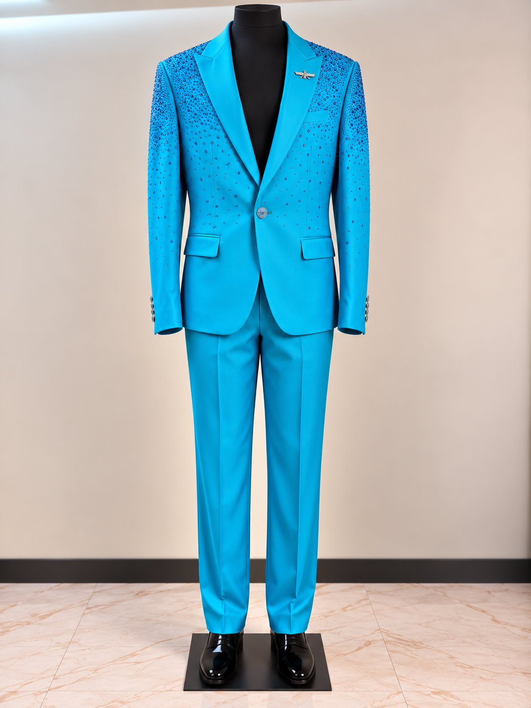 Barabas Crystal Studded Blazer