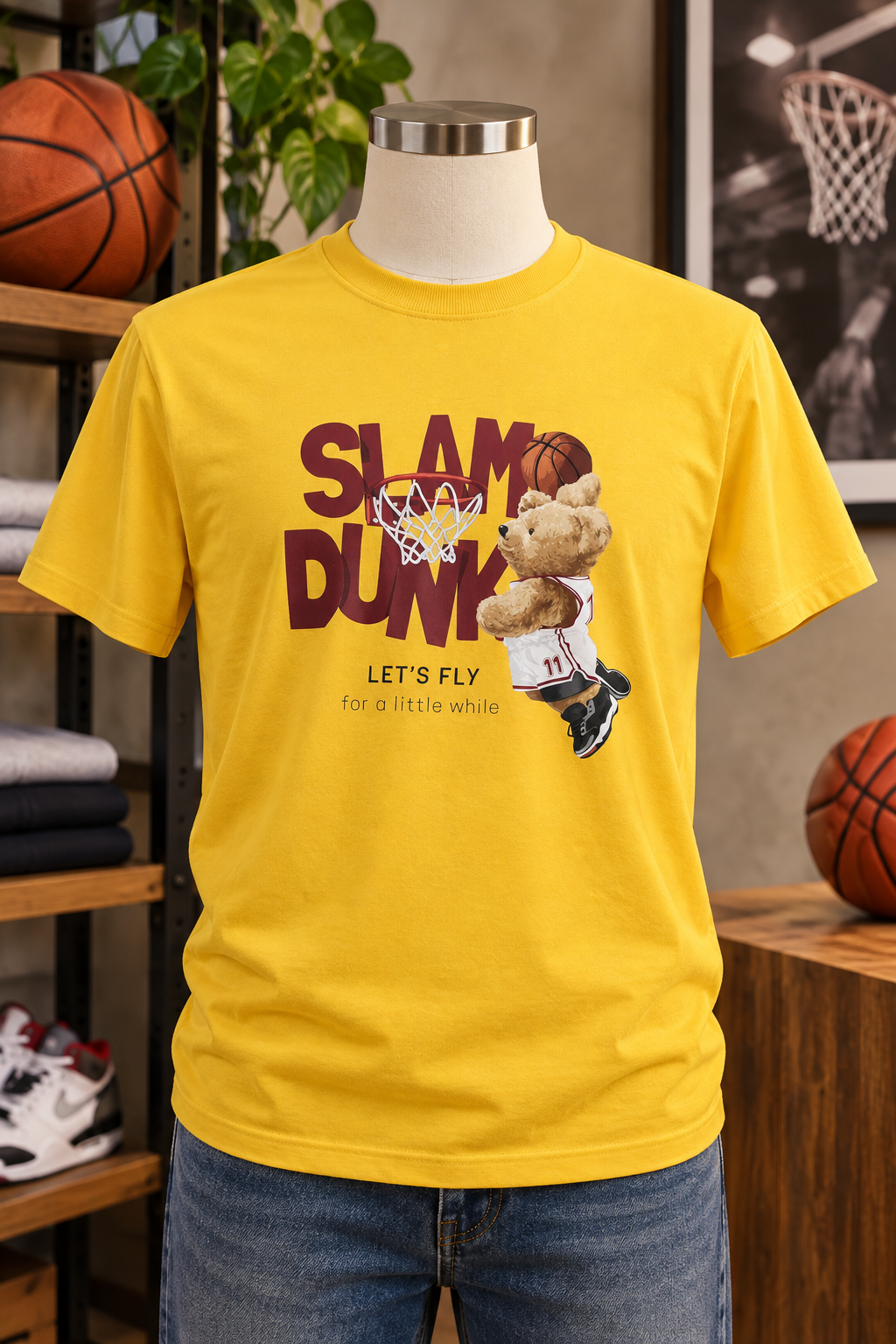 Slam Dunk Basketball T-Shirt