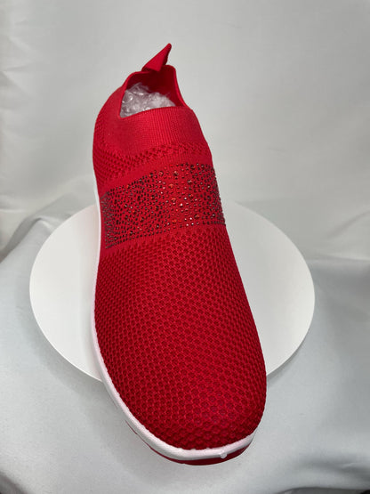 Red Slip-on Atalina Sneaker