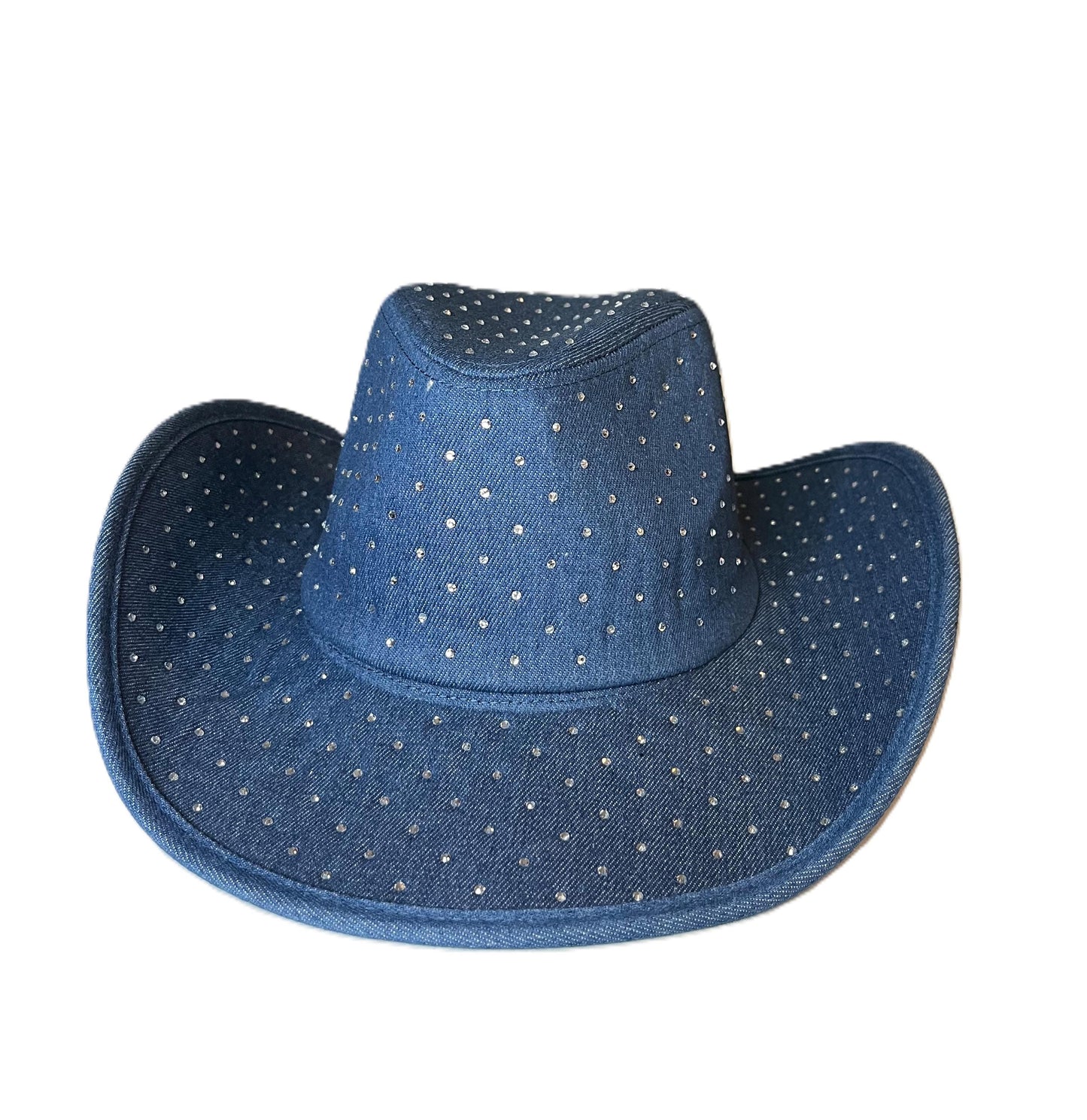 Rhinestone Embellished Cowboy Hat – Western Style Cowboy Hat for Women & Men, Sparkly Rodeo Hat, Country Concert Hat, Glam Cowgirl Hat