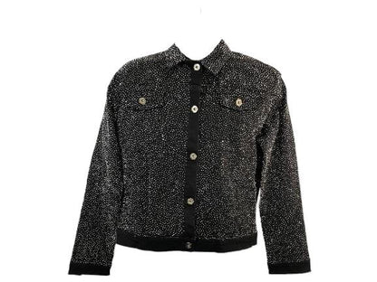Rhinestone Denim Jacket- Rhine Studs