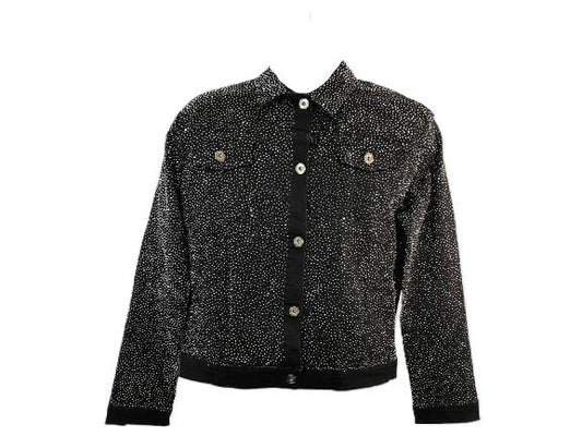 Rhinestone Denim Jacket- Rhine Studs