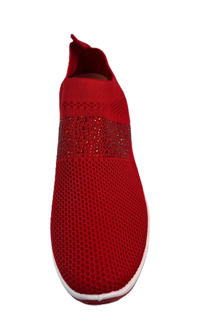 Red Slip-on Atalina Sneaker