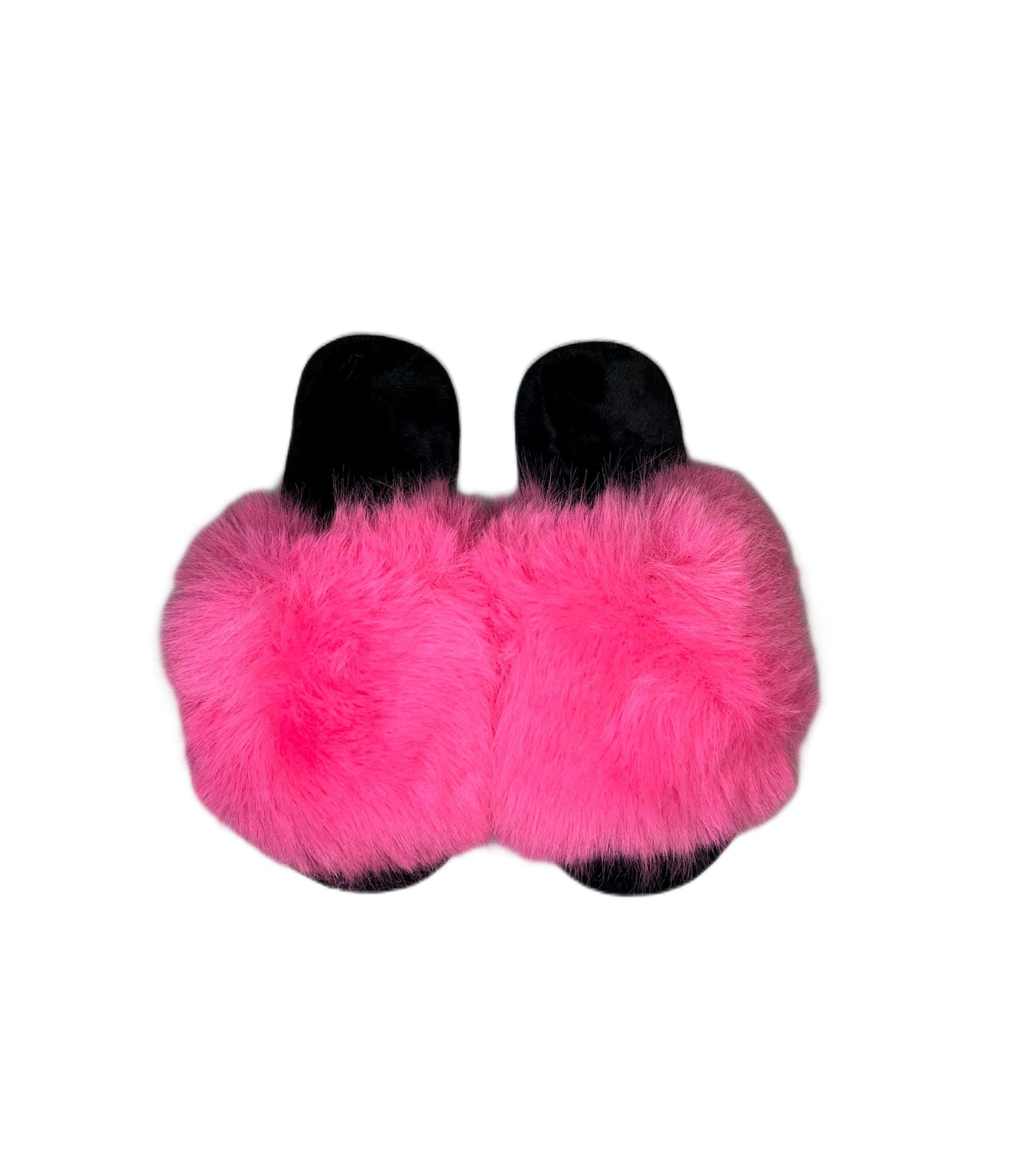 Fur Slides Womens Slip on Sandals