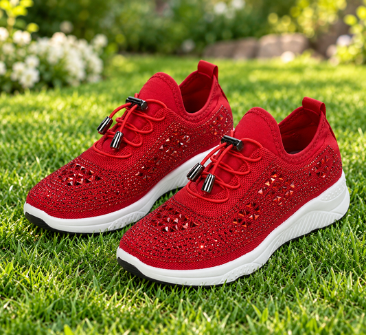 Atalina Sneaker - Rhinestone Sneakers