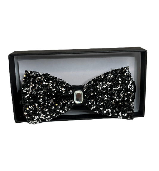 Luxury Rhinestone Bow Ties – Multiple Colors | Men's Formal Accessory | Wedding, Prom, Gala, Special Events