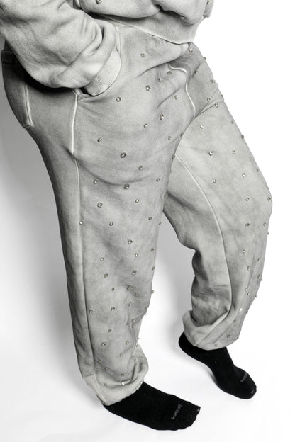 Shine Bright Jogger Set - Two Piece Rhinestone Set