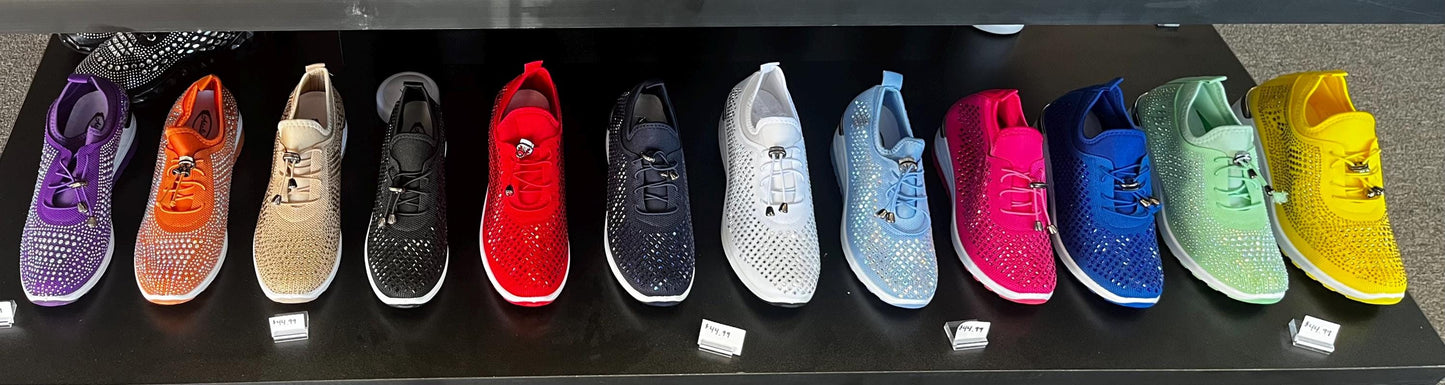 Atalina Sneaker - Rhinestone Sneakers