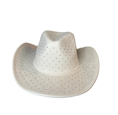 Rhinestone Embellished Cowboy Hat – Western Style Cowboy Hat for Women & Men, Sparkly Rodeo Hat, Country Concert Hat, Glam Cowgirl Hat