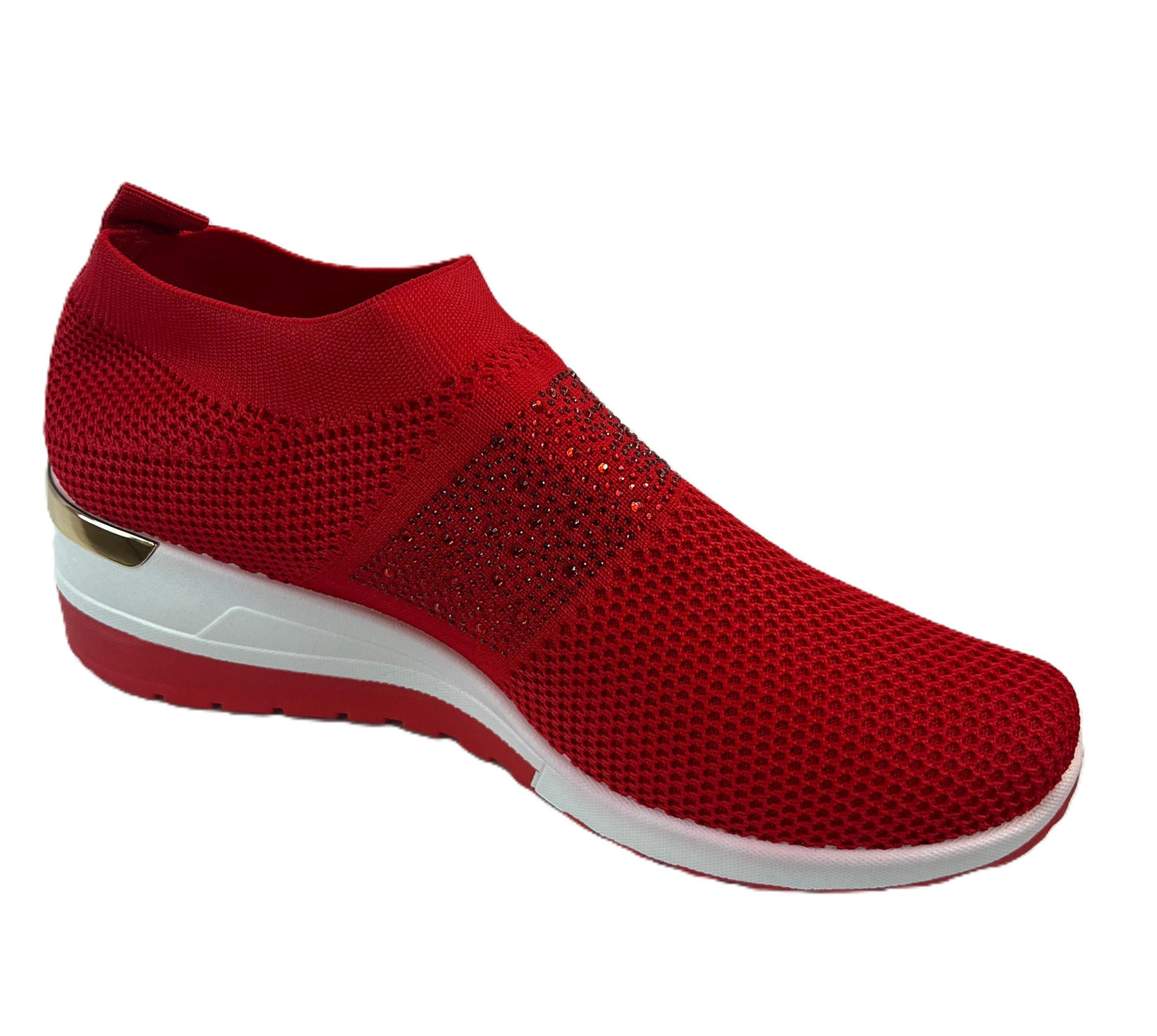 Red Slip-on Atalina Sneaker