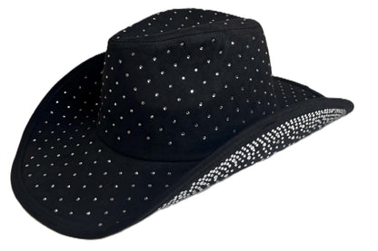 Rhinestone Embellished Cowboy Hat – Western Style Cowboy Hat for Women & Men, Sparkly Rodeo Hat, Country Concert Hat, Glam Cowgirl Hat