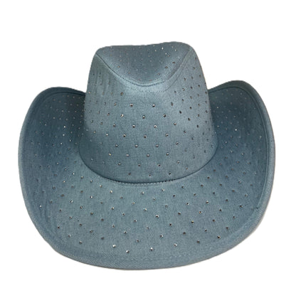 Rhinestone Embellished Cowboy Hat – Western Style Cowboy Hat for Women & Men, Sparkly Rodeo Hat, Country Concert Hat, Glam Cowgirl Hat