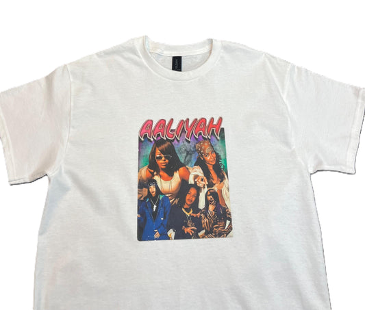 Aaliyah Vinyl T Shirt