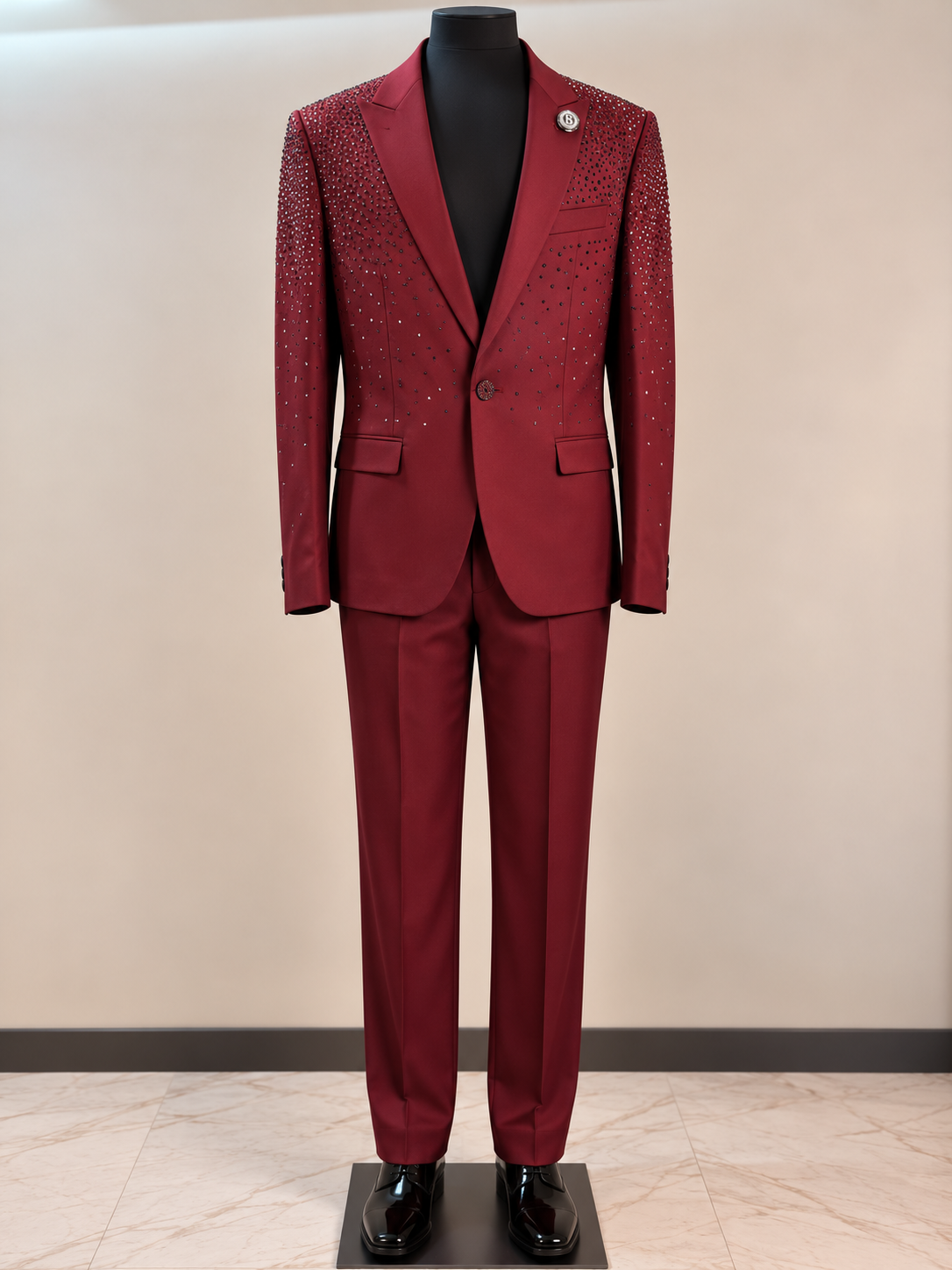 Barabas Crystal Studded Blazer