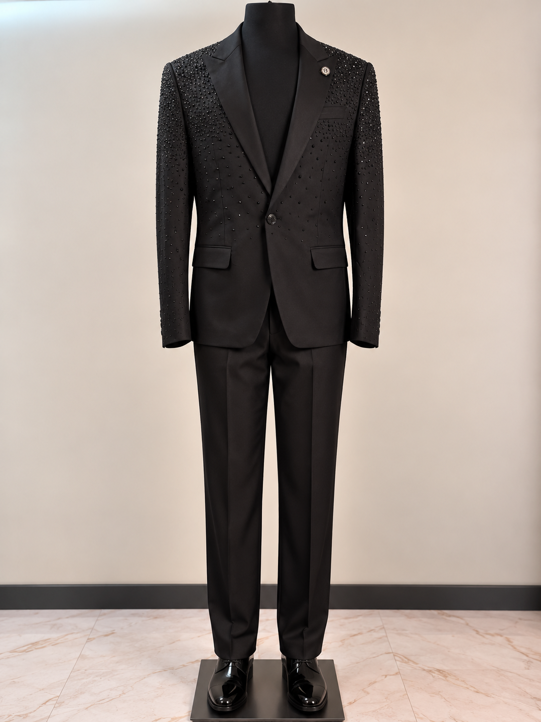 Barabas Crystal Studded Blazer