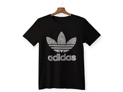 Adidas Rhinestone Gildan T-shirt