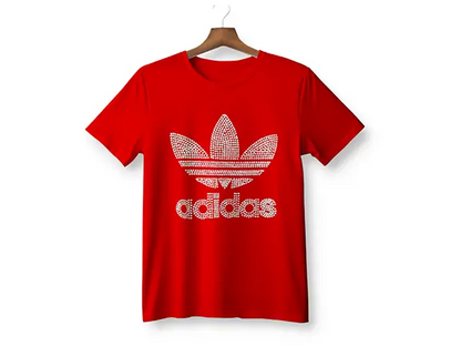 Adidas Rhinestone Gildan T-shirt