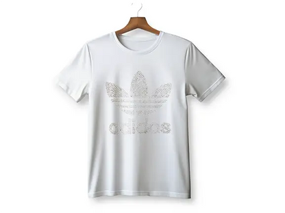 Adidas Rhinestone Gildan T-shirt