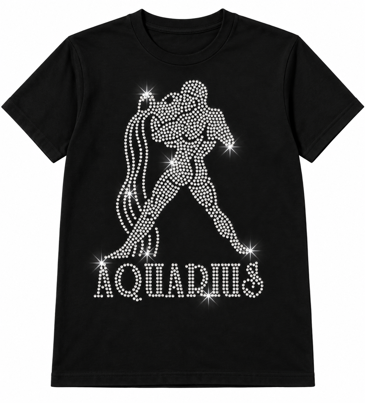 Bling Zodiac Rhinestone Figure Graphic T-Shirts