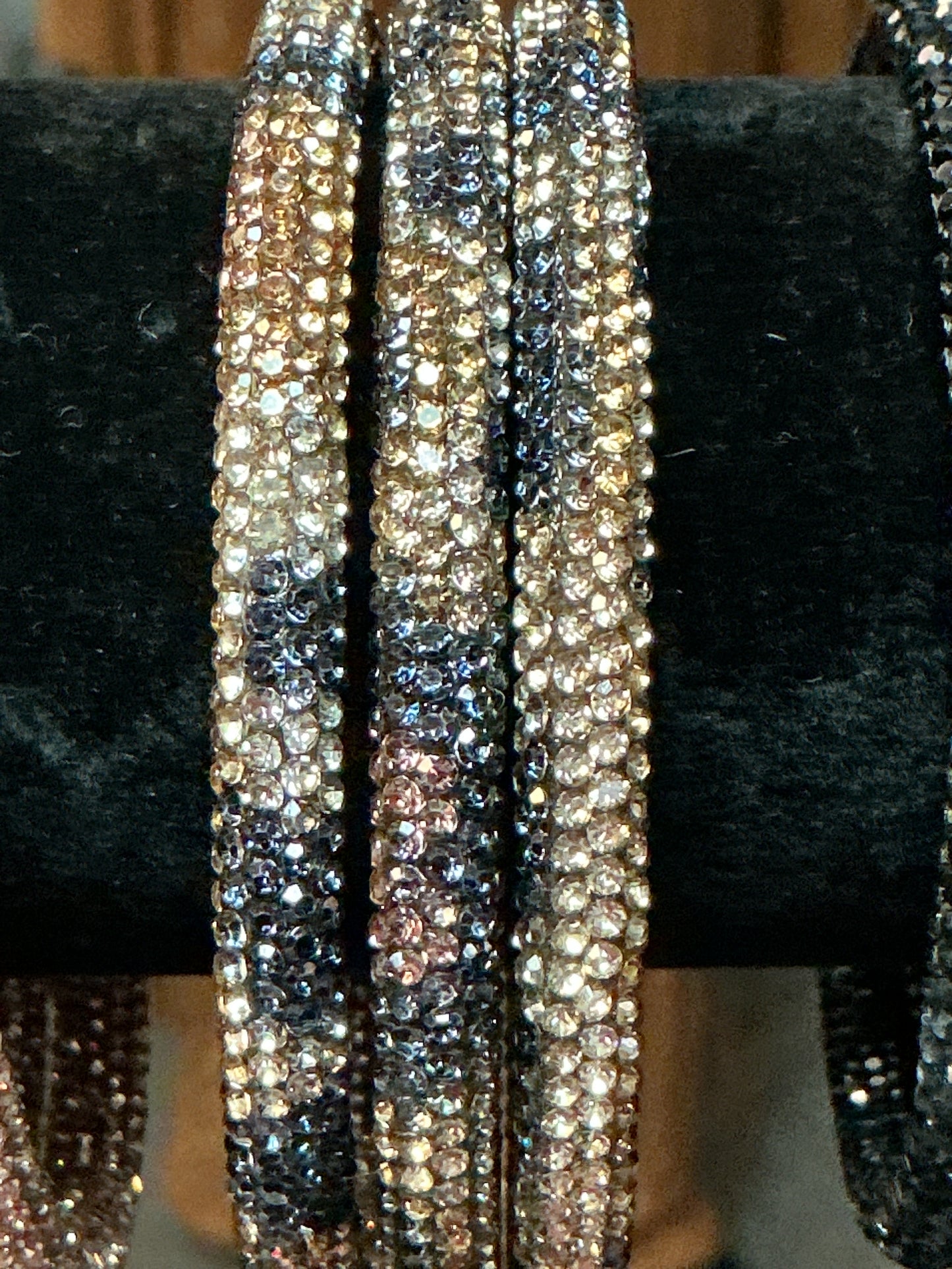 Rhinestone Dazzle Bangle Bracelets Jewelry