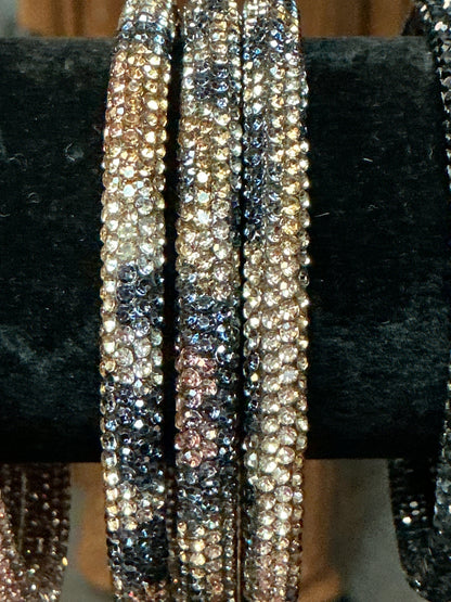 Rhinestone Dazzle Bangle Bracelets Jewelry