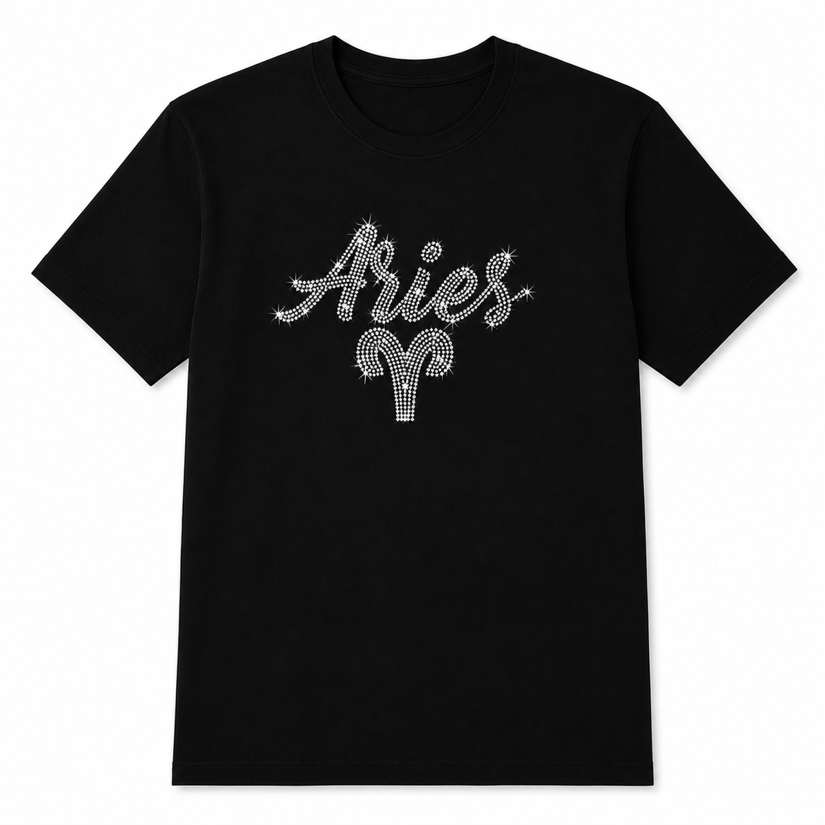 Rhinestone Zodiac T-Shirt | Bling Astrology Graphic Tee