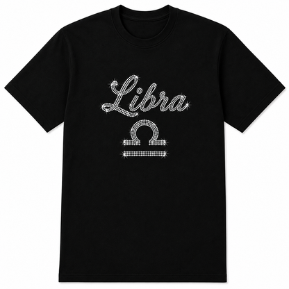 Rhinestone Zodiac T-Shirt | Bling Astrology Graphic Tee