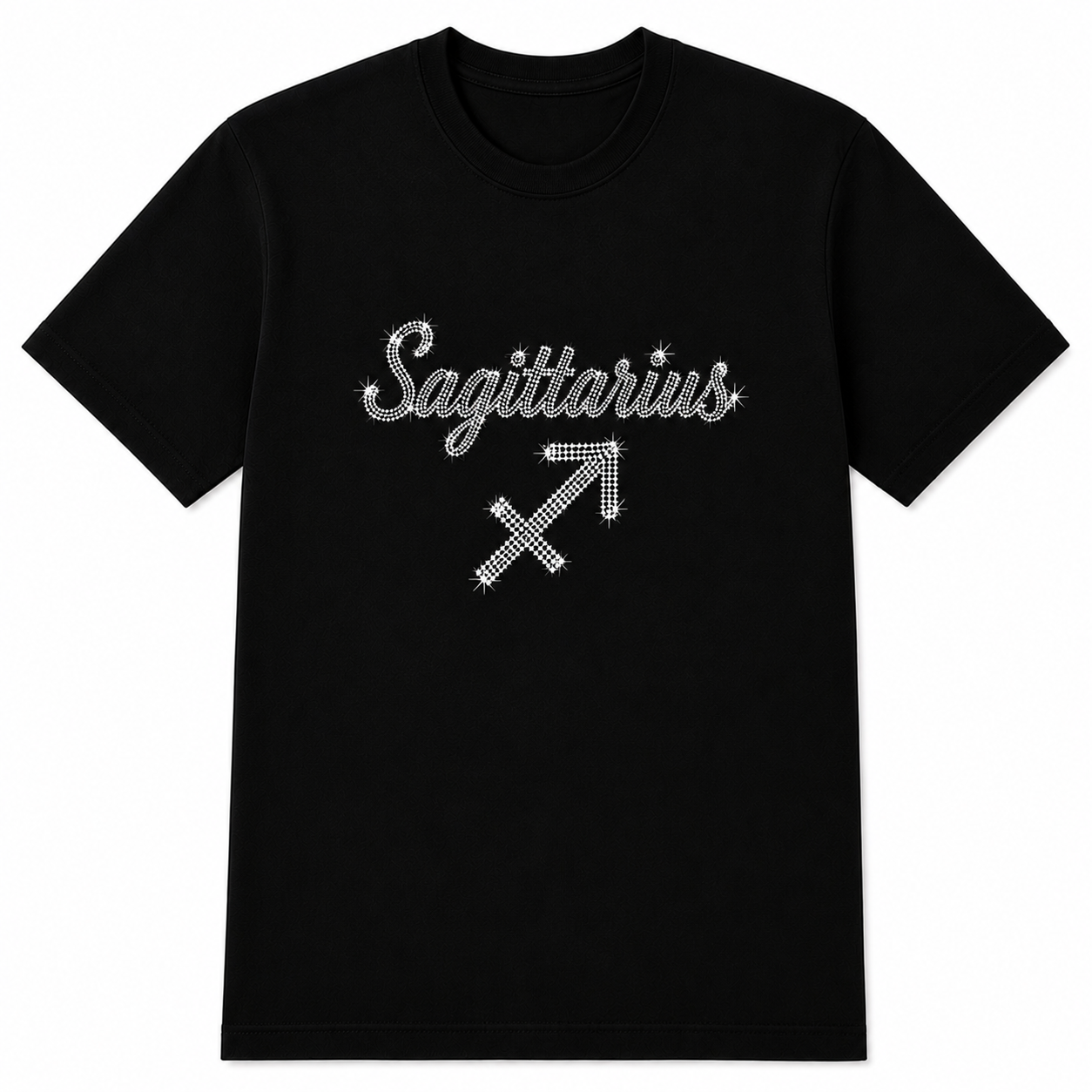 Rhinestone Zodiac T-Shirt | Bling Astrology Graphic Tee