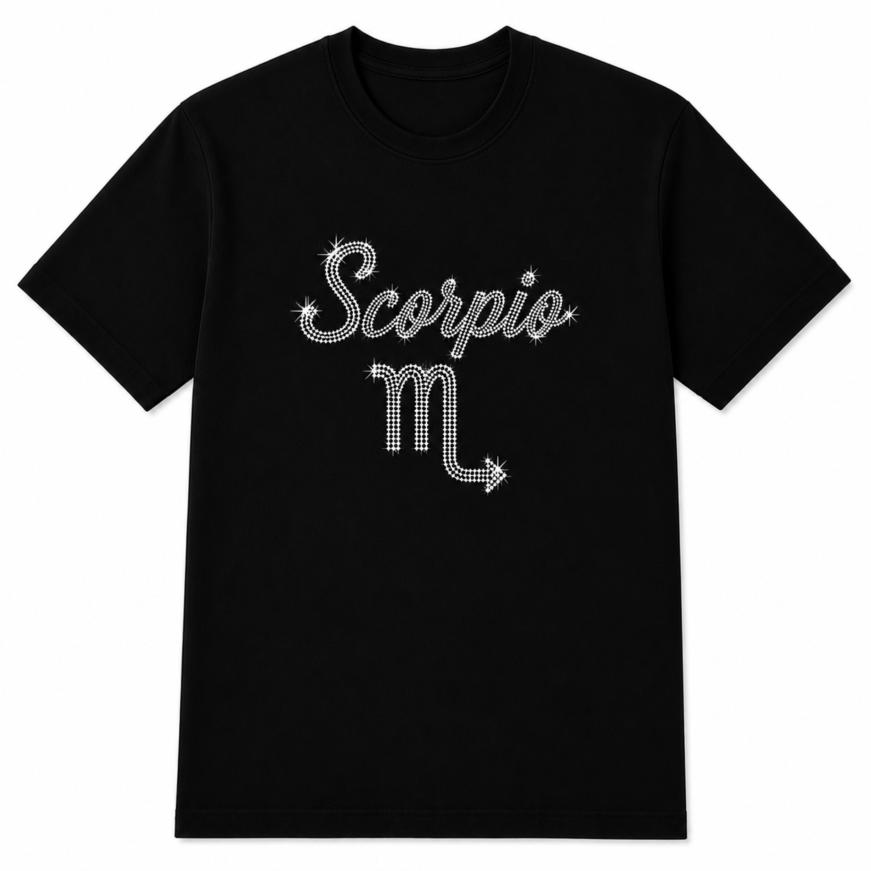 Rhinestone Zodiac T-Shirt | Bling Astrology Graphic Tee