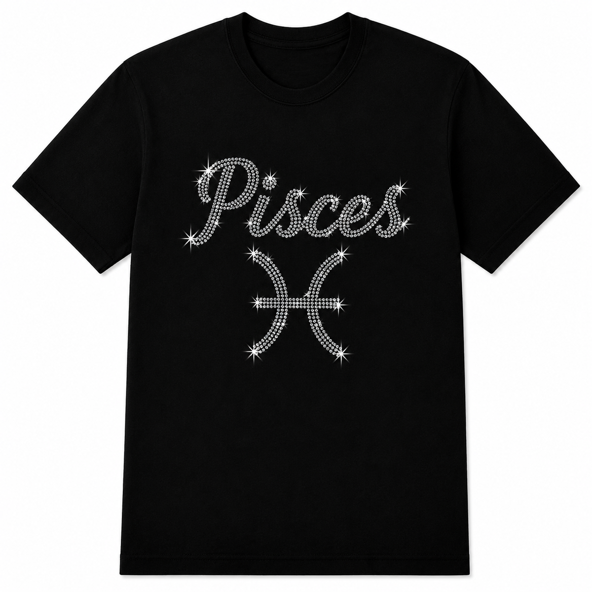 Rhinestone Zodiac T-Shirt | Bling Astrology Graphic Tee