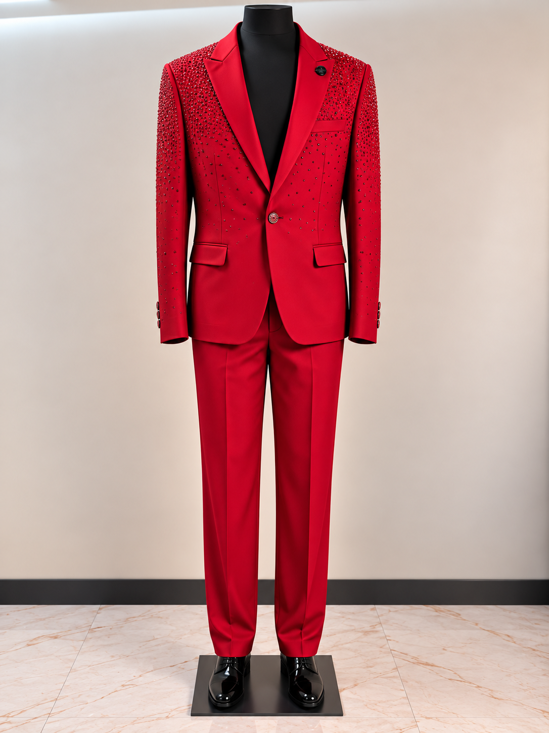 Barabas Crystal Studded Blazer