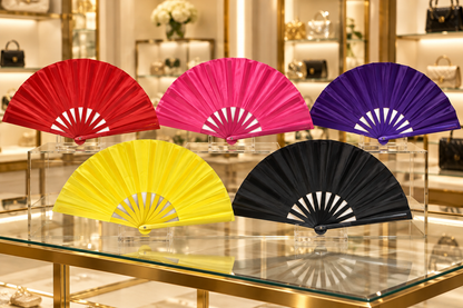 Handheld Folding Fans Line Dance Fan