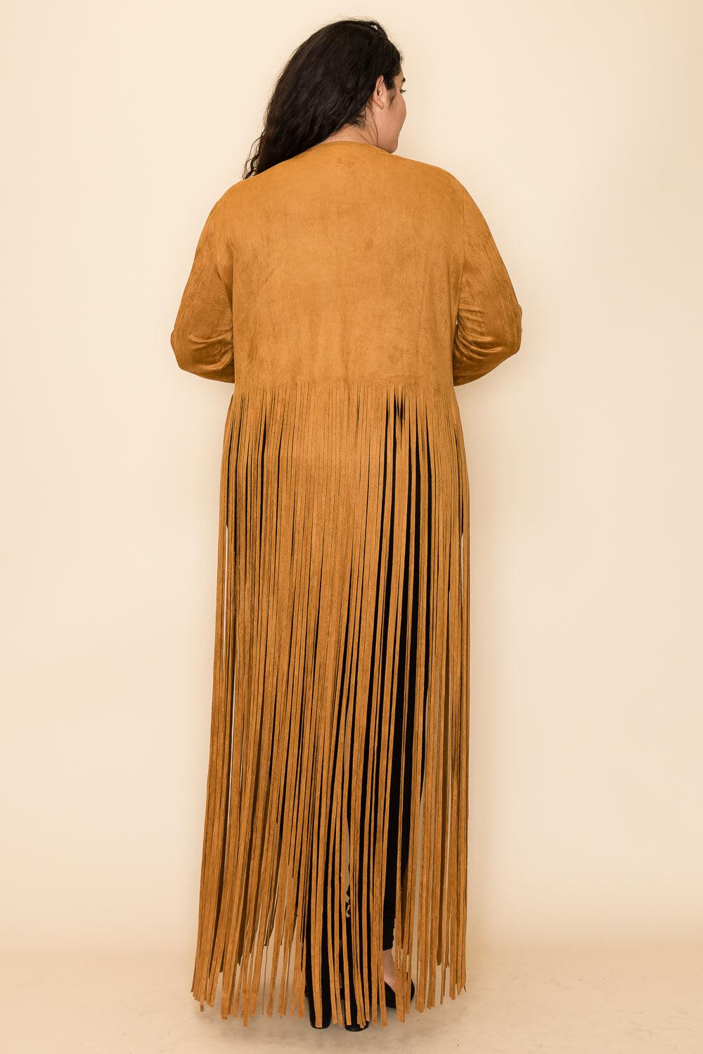 Fringed Long Suede Jacket