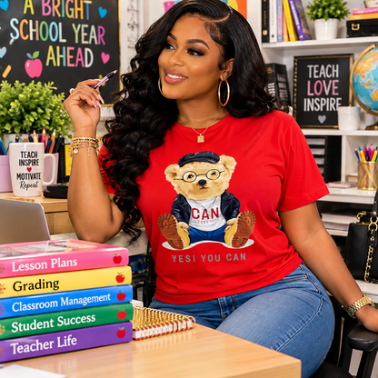 Yes You Can Teddy Tee