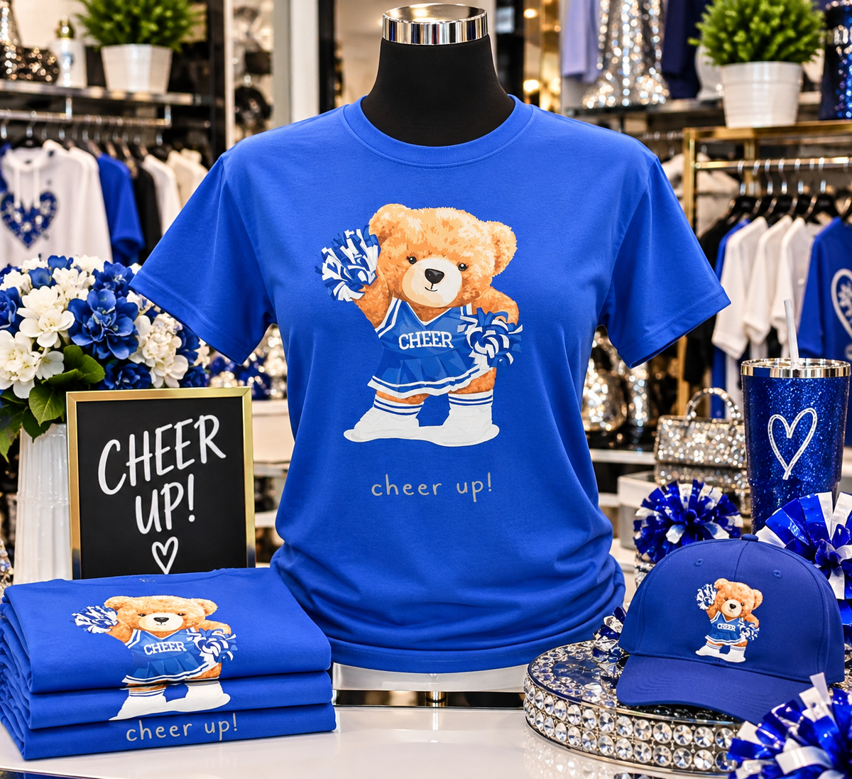 Cheer Up Teddy Bear Tee