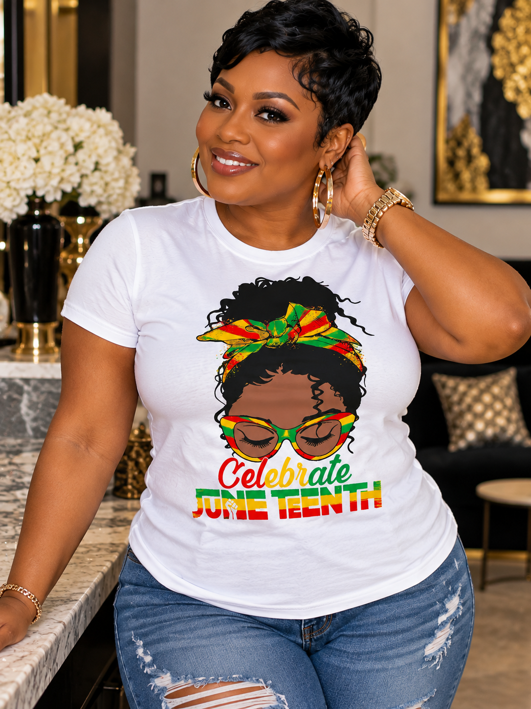 Celebrate Juneteenth Graphic T-Shirt