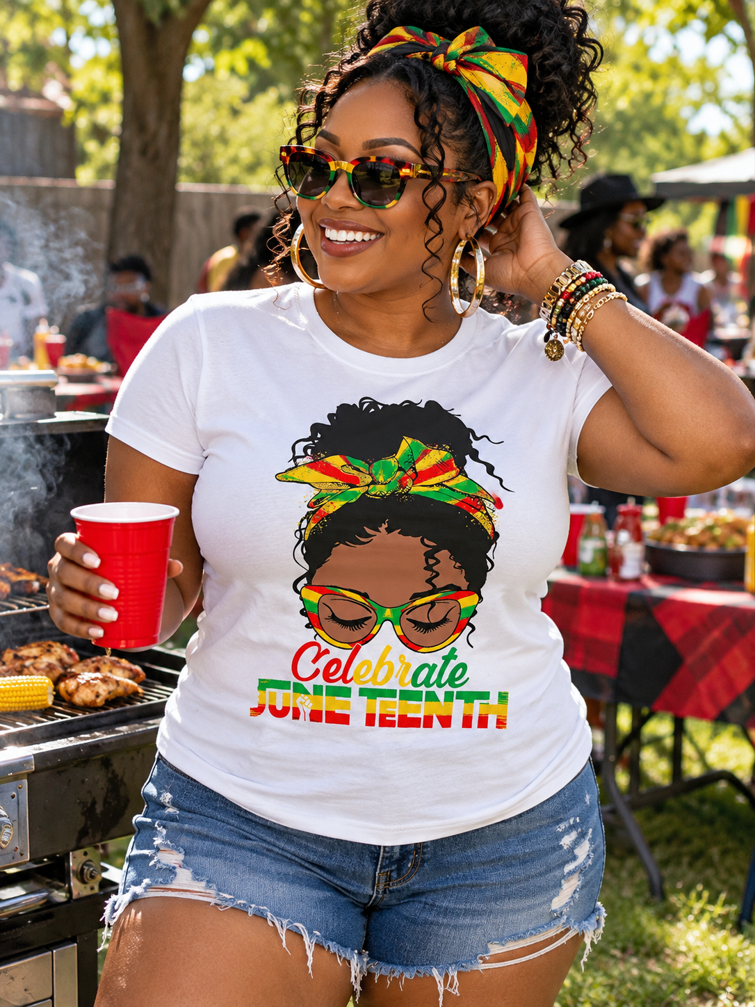 Celebrate Juneteenth Graphic T-Shirt