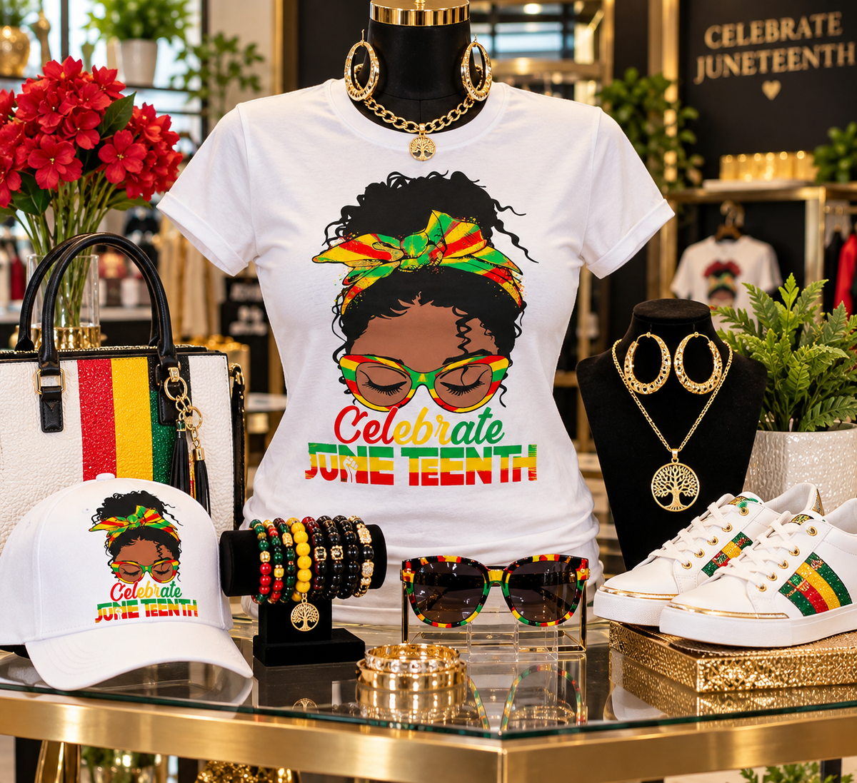 Celebrate Juneteenth Graphic T-Shirt