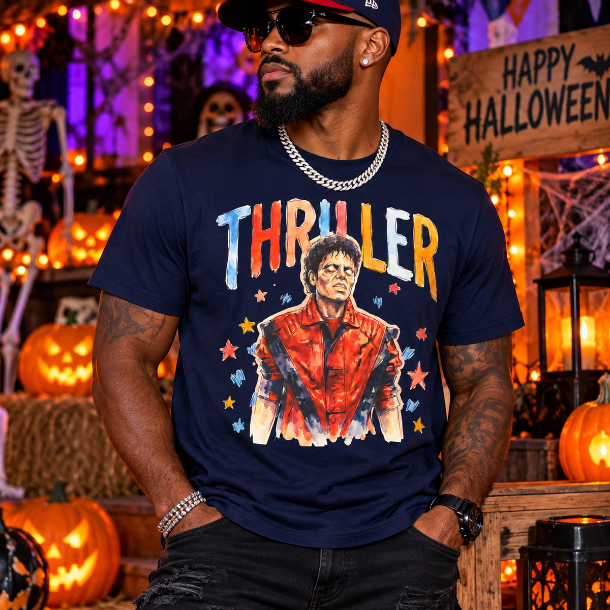 Thriller Graphic T-Shirt | Michael Jackson Inspired Tee