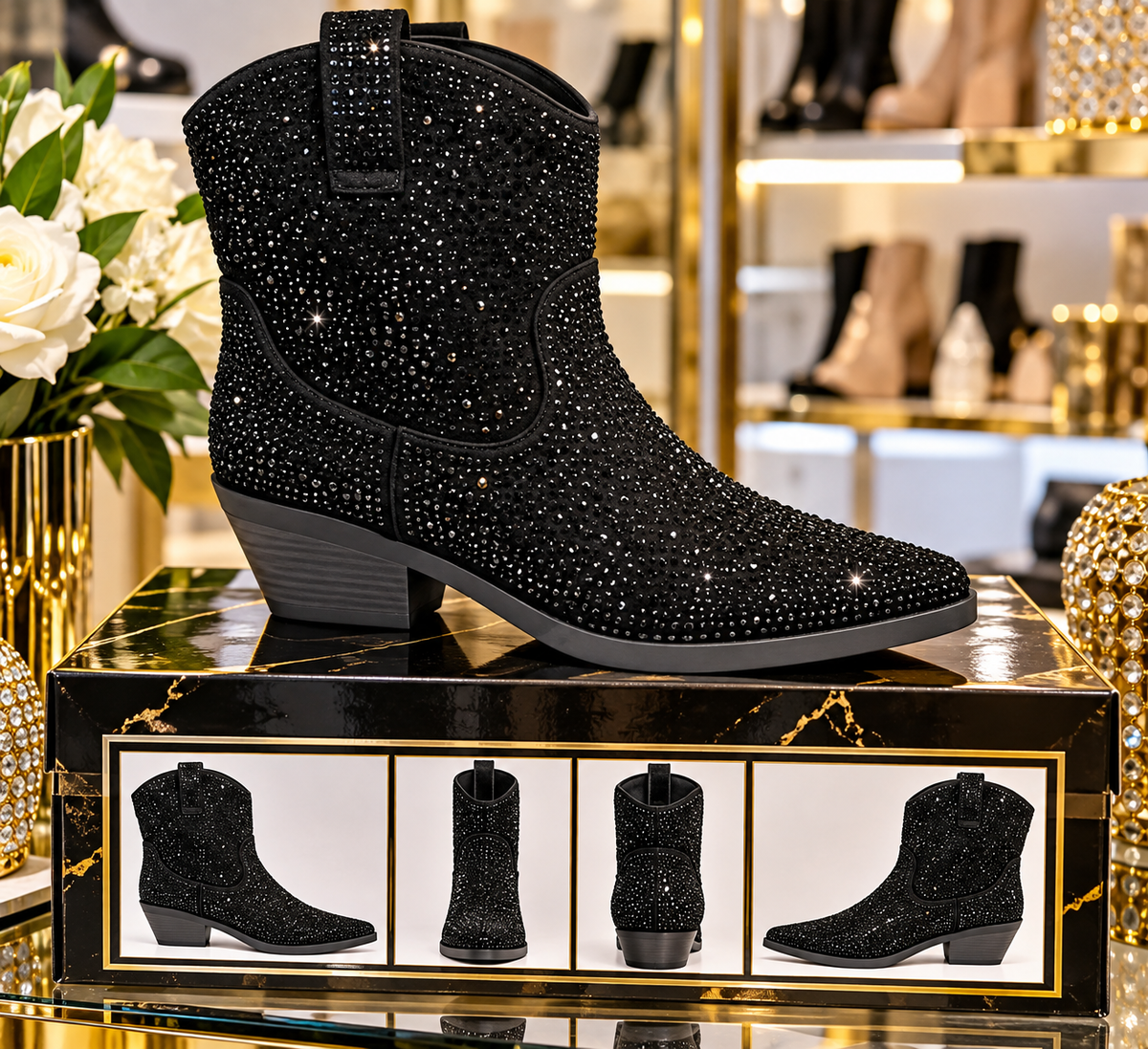 Rhinestone Cowboy Boots