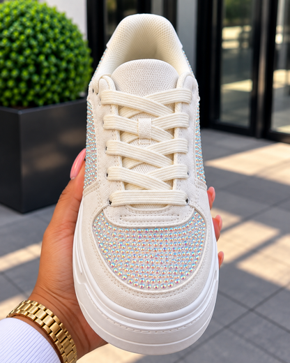 Marsel Rhinestone Lace Up Sneaker